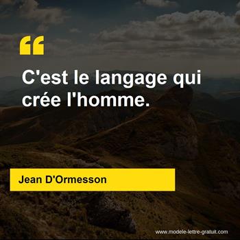 Citations Jean D'Ormesson