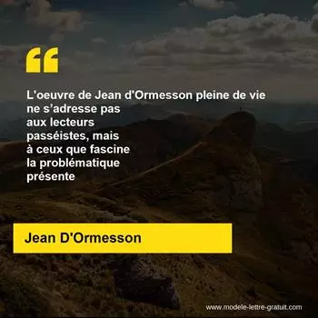 Citation Jean D