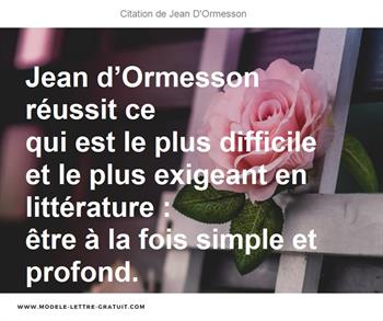 Citations Jean D