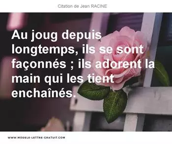Citations Jean RACINE