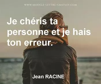 Citation de Jean RACINE