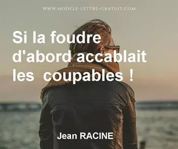 Citation de Jean RACINE