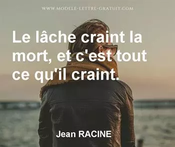 Citation de Jean RACINE