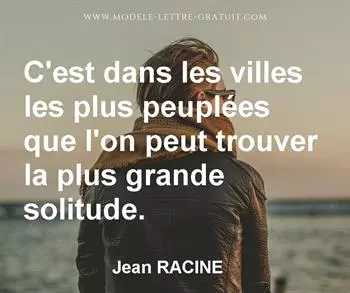 Citation de Jean RACINE