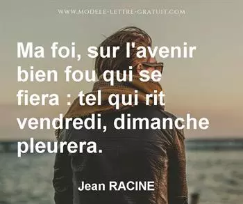 Citation de Jean RACINE