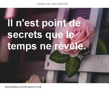 Citations Jean RACINE