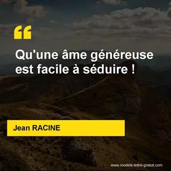 Citation Jean RACINE