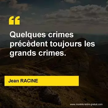 Citation Jean RACINE