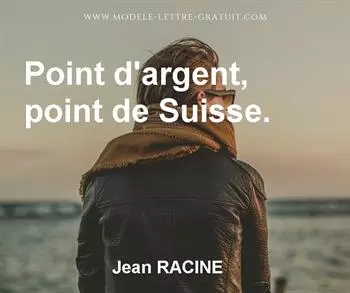 Citation de Jean RACINE