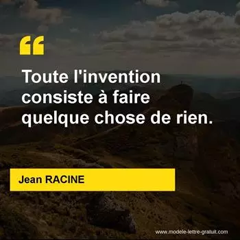 Citation Jean RACINE