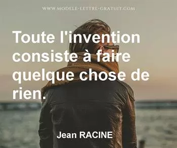 Citation de Jean RACINE