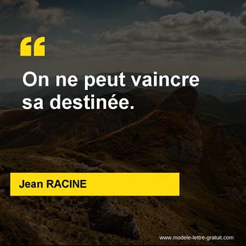 Citation de Jean RACINE