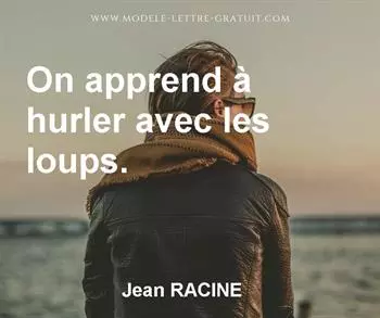 Citation de Jean RACINE