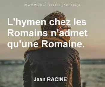 Citation de Jean RACINE