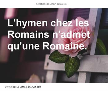 Citations Jean RACINE