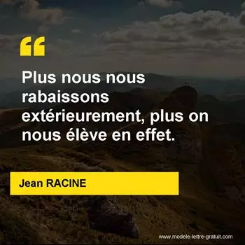Citation Jean RACINE