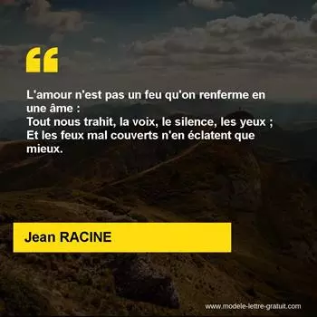 Citation Jean RACINE