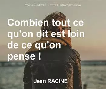 Citation de Jean RACINE