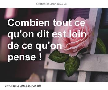 Citations Jean RACINE