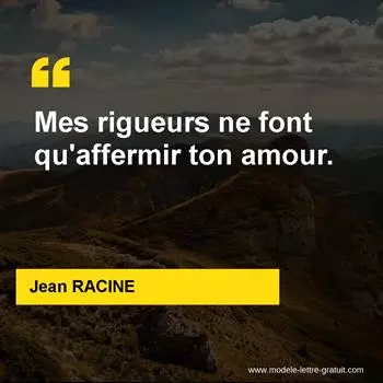 Citation Jean RACINE