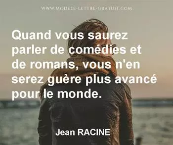 Citation de Jean RACINE