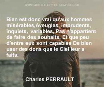 Citation de Charles PERRAULT