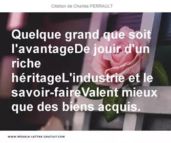 Citations Charles PERRAULT