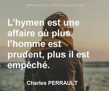 Citation de Charles PERRAULT