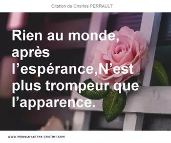 Citations Charles PERRAULT