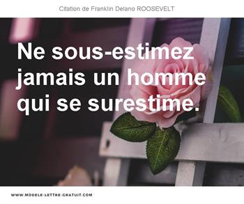 Citations Franklin Delano ROOSEVELT