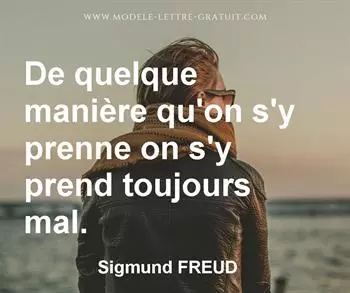 Citation de Sigmund FREUD