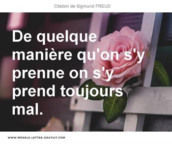 Citations Sigmund FREUD