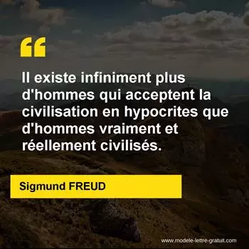 Citation Sigmund FREUD