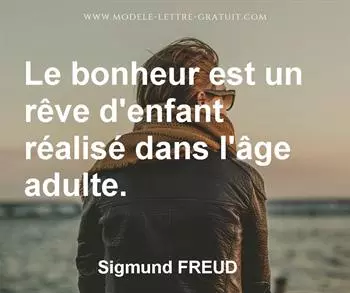 Citation de Sigmund FREUD
