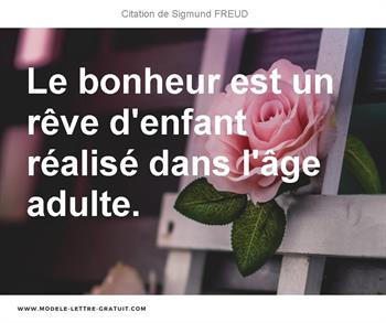 Citations Sigmund FREUD