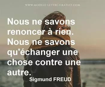 Citation de Sigmund FREUD