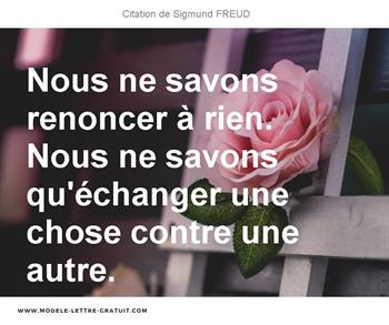 Citations Sigmund FREUD