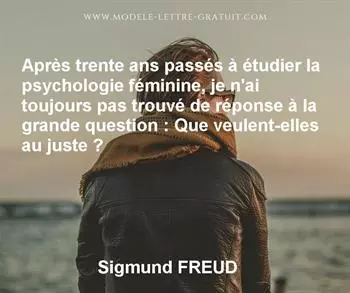 Citation de Sigmund FREUD
