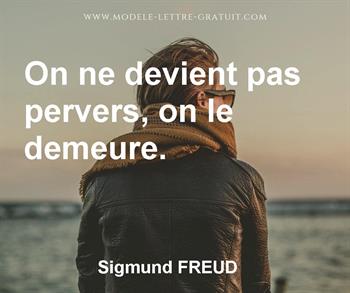 Citation de Sigmund FREUD