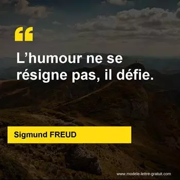 Citation Sigmund FREUD