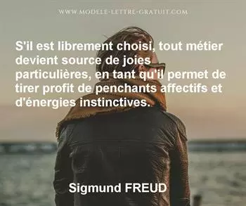 Citation de Sigmund FREUD