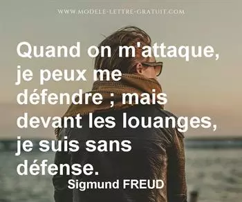 Citation de Sigmund FREUD