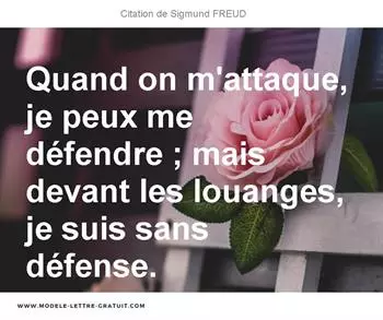 Citations Sigmund FREUD