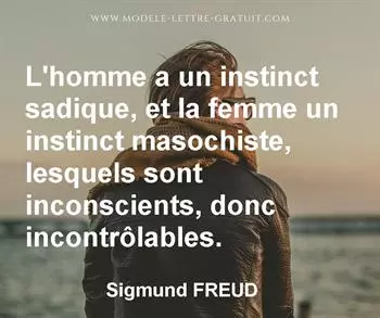 Citation de Sigmund FREUD