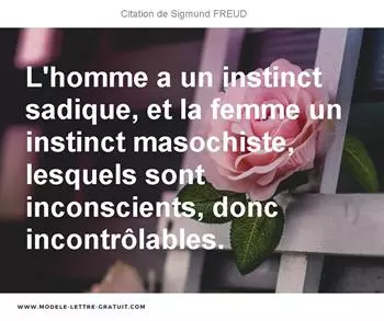 Citations Sigmund FREUD