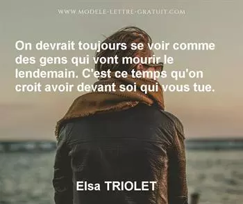 Citation de Elsa TRIOLET