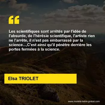 Citation Elsa TRIOLET