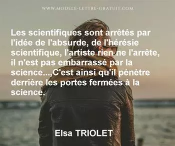 Citation de Elsa TRIOLET