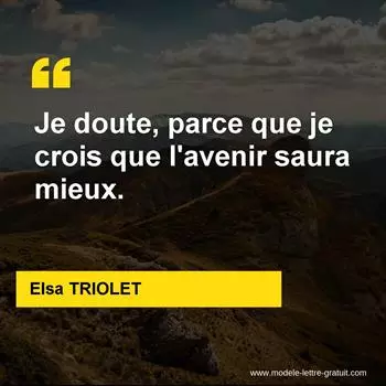 Citation Elsa TRIOLET