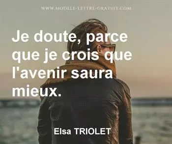 Citation de Elsa TRIOLET
